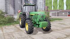 John Deere 4850 twin wheels for Farming Simulator 2017