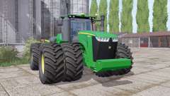 John Deere 9570R twin wheels for Farming Simulator 2017