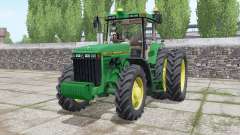 John Deere 8400 wheels selection for Farming Simulator 2017