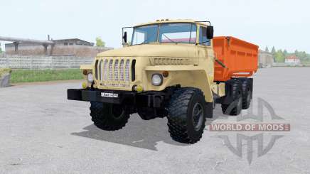Ural 5557 6x6 with trailer for Farming Simulator 2017