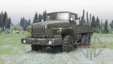 Ural 4320-41 dark gray-green for Spin Tires