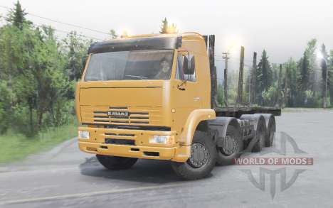 KamAZ 65201 for Spin Tires