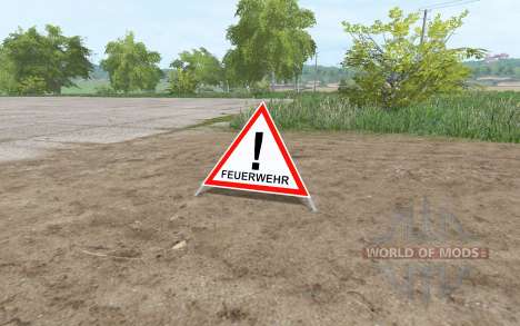 Warning Sign for Farming Simulator 2017