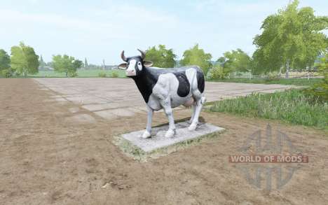 A sculpture of a cow for Farming Simulator 2017