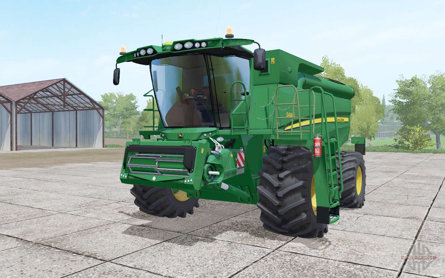 John Deere S690i Moving Elements For Farming Simulator 2017 4014