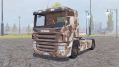 Scania R420 desert camo for Farming Simulator 2013