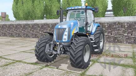 New Holland TG285 moving elements for Farming Simulator 2017