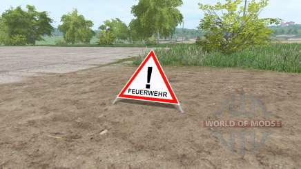 Warning Sign for Farming Simulator 2017