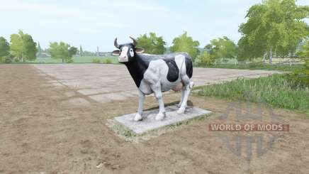 A sculpture of a cow for Farming Simulator 2017