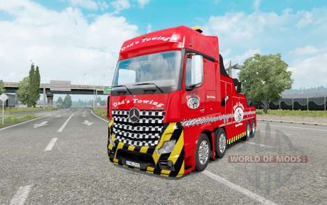 Mercedes-Benz Actros Tow Truck for Euro Truck Simulator 2