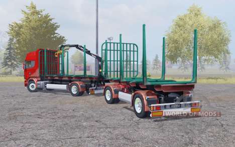 Scania R730 4x4 Timber Truck for Farming Simulator 2013