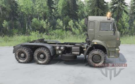 KamAZ 65225 for Spin Tires