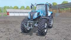 New Holland T8.435 double wheels for Farming Simulator 2015