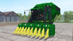 John Deere 9950 with headers for Farming Simulator 2017