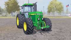 John Deere 4455 double wheels for Farming Simulator 2013