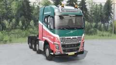 Volvo FH16 750 8x4 tractor Globetrotter cab for Spin Tires