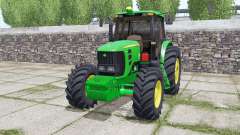 John Deere 6180J double wheels for Farming Simulator 2017