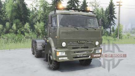 KamAZ 65225 for Spin Tires