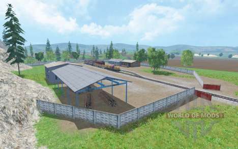 Sovkhoz Zarya for Farming Simulator 2015