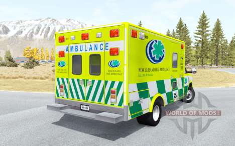 Gavril H-Series Ambulance New Zealand for BeamNG Drive