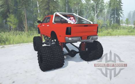 Dodge Ram lifted for Spintires MudRunner