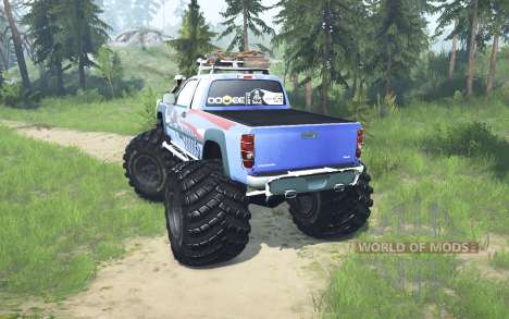 Chevrolet Colorado monster truck for Spintires MudRunner