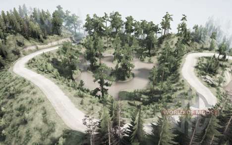 Wooded nature for Spintires MudRunner