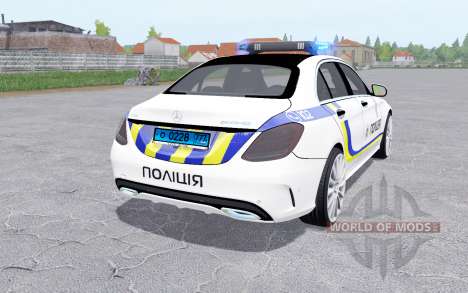 Mercedes-Benz C 250 Police for Farming Simulator 2017