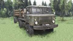 GAZ 66 4x4 for Spin Tires