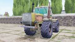 T-150K with the engine selection for Farming Simulator 2017
