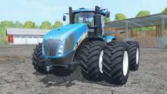 New Holland T9.700 double wheels for Farming Simulator 2015