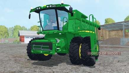 John Deere S680 dual front wheels for Farming Simulator 2015