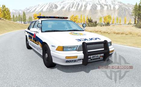 Gavril Grand Marshall Vancouver Police for BeamNG Drive