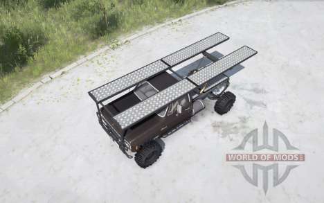 Chevrolet K20 ramp truck for Spintires MudRunner