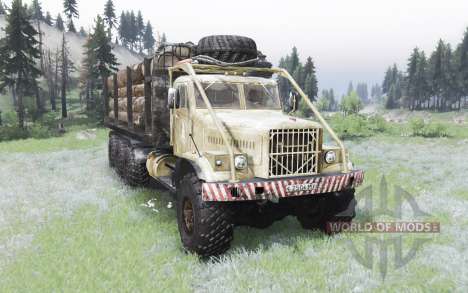 The KrAZ-255B 8x8 for Spin Tires
