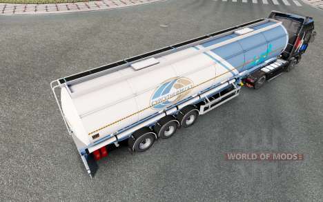 The semitrailer-tank for Euro Truck Simulator 2