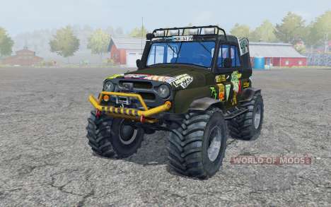 UAZ Hunter Monster for Farming Simulator 2013