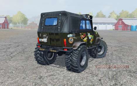UAZ Hunter Monster for Farming Simulator 2013