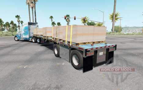 The semitrailer-platform Wilson for American Truck Simulator
