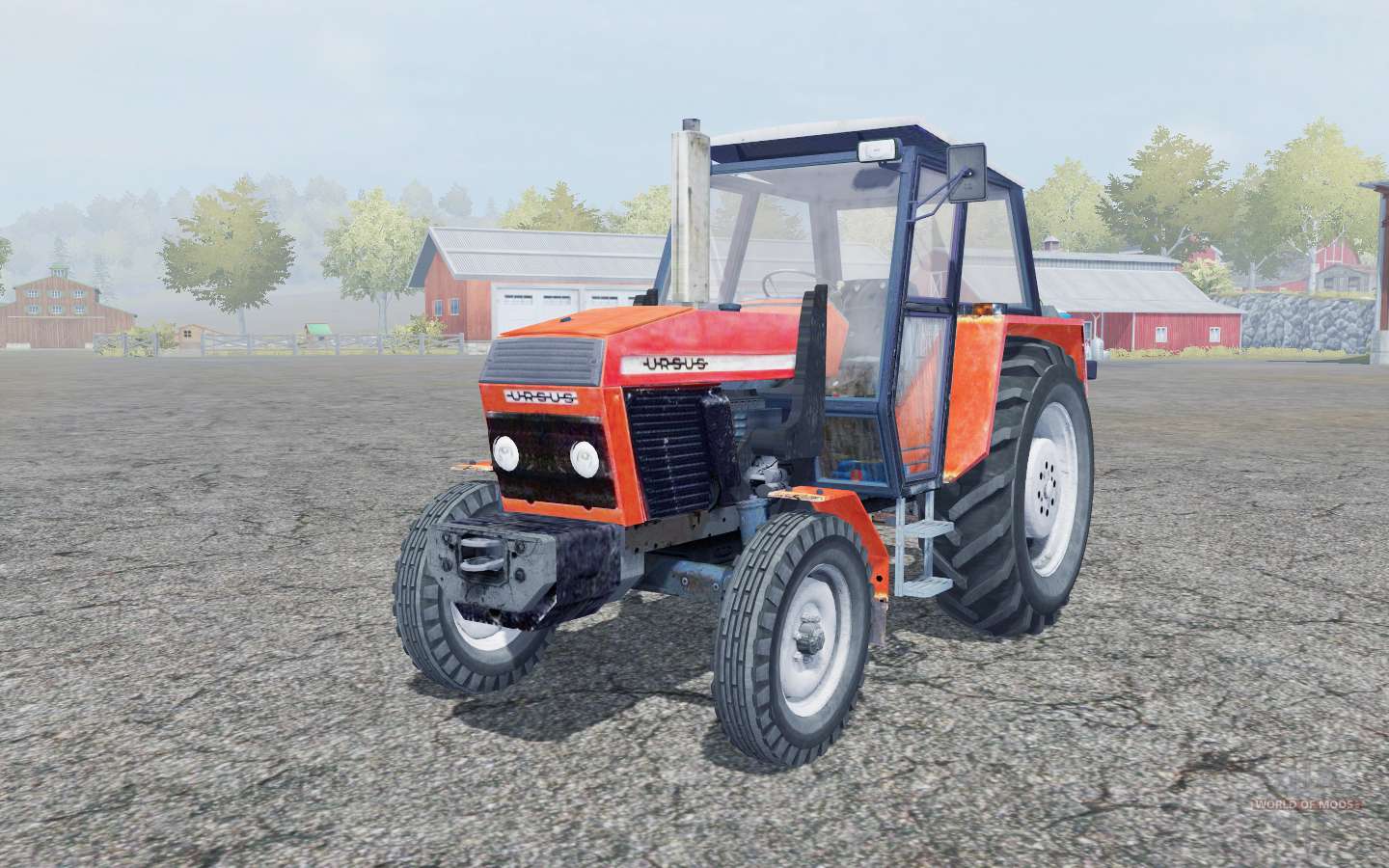 Ursus 912 portland orange for Farming Simulator 2013
