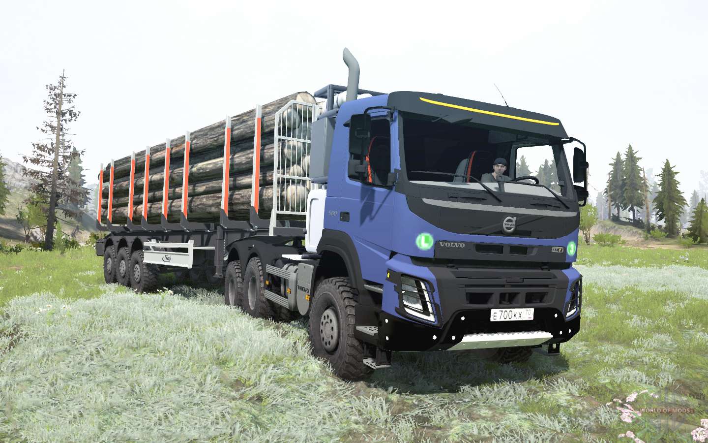 Volvo FMX 500 Day Cab 6x6 for MudRunner