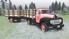 Ford F-3 1953 for Spin Tires