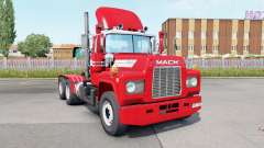 Mack R600 Day Cab 6x4 red salsa for Euro Truck Simulator 2