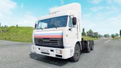 KamAZ-54115 white color for Euro Truck Simulator 2