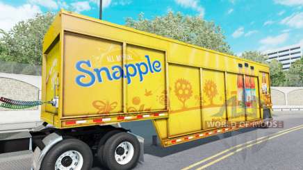 Semi-trailer for transportation of drinks Mickey for American Truck Simulator