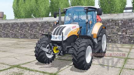 Steyr 4115 Multi 2013 soft orange for Farming Simulator 2017