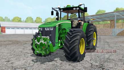 John Deere 8370R added wheels for Farming Simulator 2015