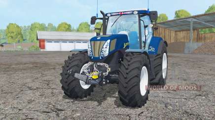 New Holland T7.270 dark blue for Farming Simulator 2015