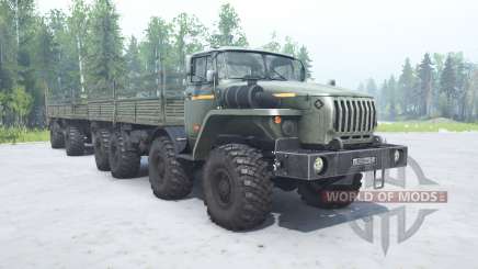 Ural 6614 gray-green color for MudRunner