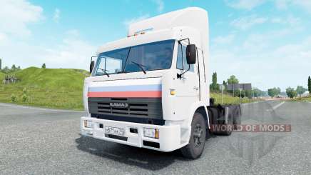 KamAZ-54115 white color for Euro Truck Simulator 2